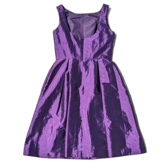 GORGEOUS Vintage Alfred Sung Peau De Soie Prom Fit & Flare Dress, Size 4 - Picture 7 of 11